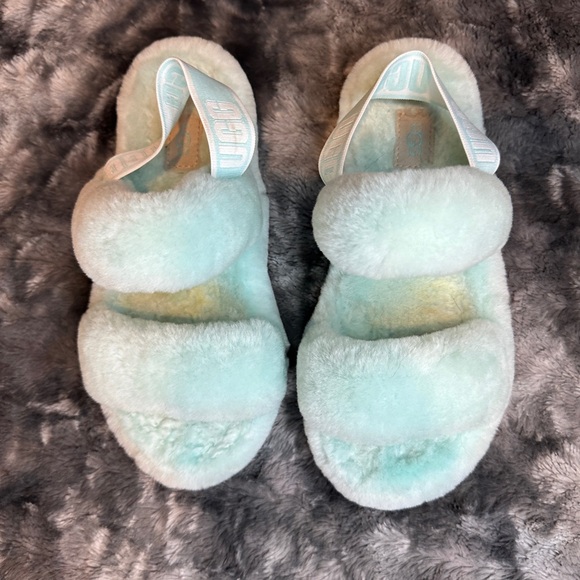 Women’s UGG Oh Yeah Slide Slippers in 'Sky' - Picture 3 of 11